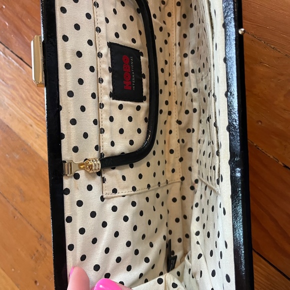 HOBO Unique Large Rectangle Textured Shiny Clutch - Picture 9 of 11